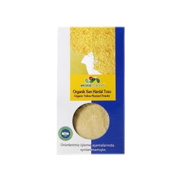 Ekoloji Market - Ekoloji Market Organik Sarı Hardal Tozu 35gr