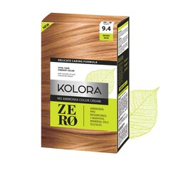 Kolora Zero - Kolora Zero Amonyaksız Krem Saç Boyası Çöl Gülü 9.4