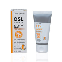 OSL Omega Skin Lab - Osl Omega Skin Lab Ultra Fluıd Color SPF 50 Light-Açık Ton 50gr