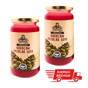 Pekmezci Amca - Pekmezci Amca Organik Karaçam Kozalak Suyu 230ml x 2 Adet